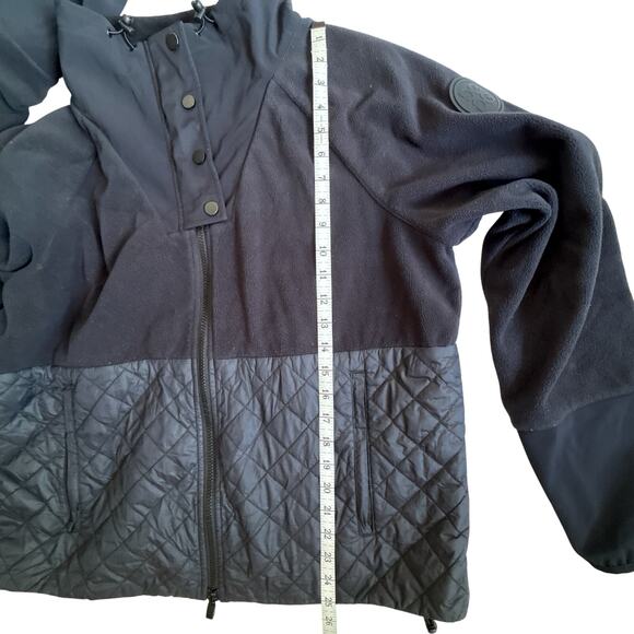 G/FORE Women’s Quilted Hybrid Golf Jacket Black Size L G4LF22O40 - Picture 11 of 12